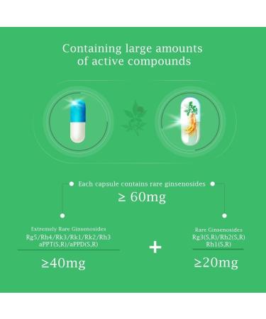 Redsenol 16 Rare Ginsenosides:Rk2 Rg3 Rg5 Rh2 Rh3 aPPD 20% Rare Ginsenosides 1 Box x 90 Capsules 90 count (Pack of 1) - Buy Online on GoSupps.com