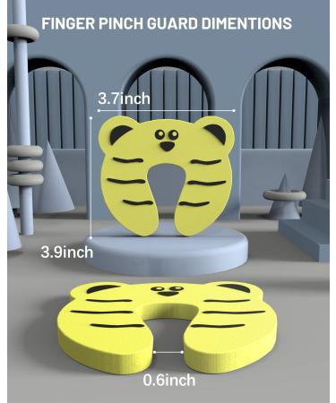 6pcs LEOADE Door Finger Pinch Guards - Soft Foam Safety Cushions for Kids - Cartoon Animal Design - Prevent Finger Injuries and Slamming Doors - Child & Pet Safety - 1.3cm - Buy Online on GoSupps.com