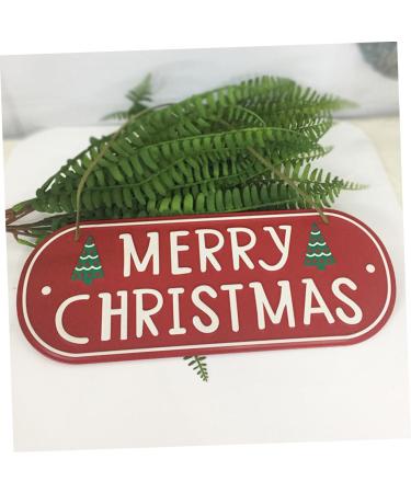 Yardenfun Ornament Christmas Hanging Decoration Christmas Door Decorations House Number Decorative Items Iron - Buy Online on GoSupps.com