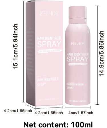 Hair Identifier Spray |Facial Hair Identifier Spray | Facial Hair Dermaplaning Spray | Moisturizing Hair Identifying Solution | Face Shaving Identifier For Removing Unwanted Hair - Buy Online on GoSupps.com