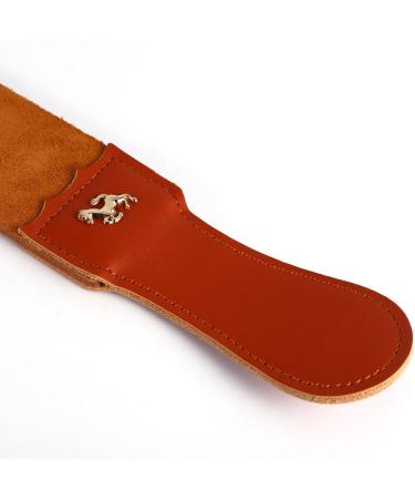 Miskall Genuine Leather Shaving Strap - Barber Straight Razor Sharpening Strop & Knife Sharpener - Buy Online on GoSupps.com
