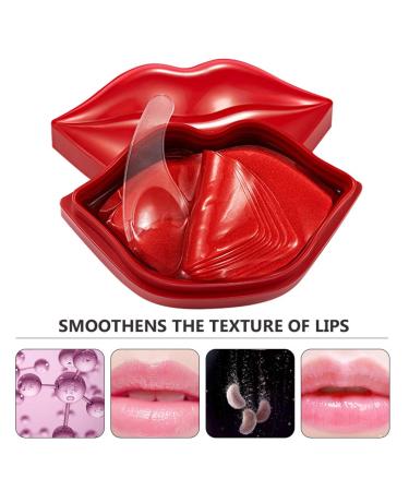 40 Pcs Lip Plumper Masks - Moisturizing Lip Pads & Crystal Lip Masks for Dry Chapped Lips | International Shipping - Buy Online on GoSupps.com