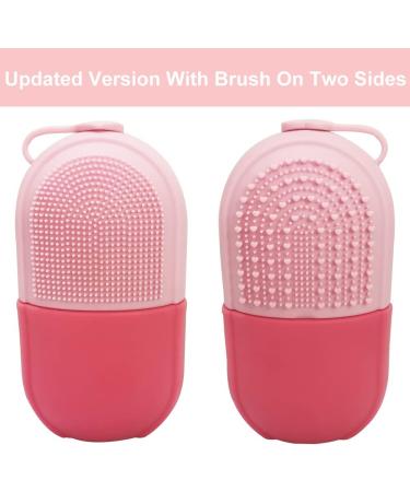 Silicone Cube Ice Roller for Face Cold Therapy Massage - Pink - Buy Online on GoSupps.com