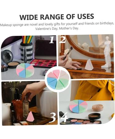 minkissy 9 Sets Triangular Sponge Puff Makeup Sponge Emulsion Girl Wedge Shape - Buy Online on GoSupps.com