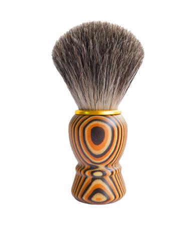KIKC Handmade Shaving Brush - 100% Pure Badger Hair and Art Wooden Handle, can be used with Safety Razor, Straight razor, Great Father's Gifts (22mm Badger Knot) T1(badger)