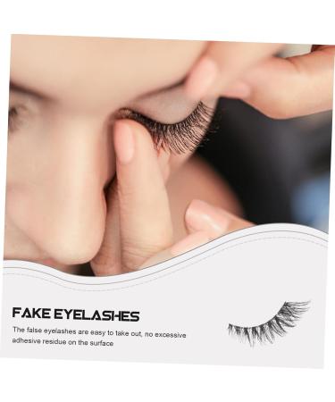 minkissy 5 Pairs False Lashes Fake Eyelashes Lash Strip Eye Lash Extension Bulk Eyelashes Bulk Lashes Eyelashes Natural Look False Eyelashes Transparent Stem Artificial Fiber Cosmetics - Buy Online on GoSupps.com