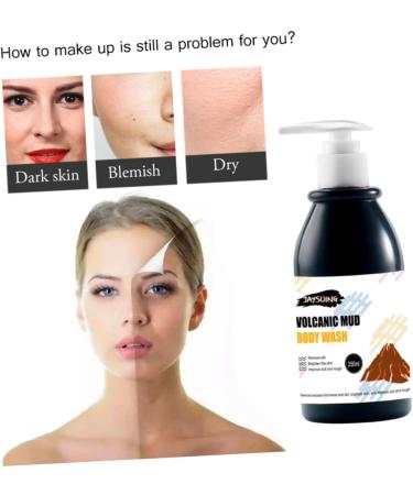 POPETPOP Body Wash Gel 1pc Wash Whitening Shower Gel Body Shower Gel Exfoliator Bath Cream Body Lotion Volcanic Shower Cream Men Shower Gel Volcanic Mud Shower Gel Charcoal Organic Man - Buy Online on GoSupps.com