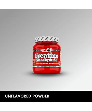 Amix Creatine Monohydrate Powder - Unflavored Creatine Monohydrate Supplement for Muscle Gain Strength and Performance - Creatina Powder 300 Grams - Buy Online on GoSupps.com
