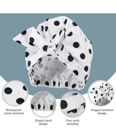 3-Piece Waterproof Shower Caps - Adjustable & Reusable for Long, Short, and Curly Hair | Women & Girls | 9.84 x 6.7 Inch - Buy Online on GoSupps.com