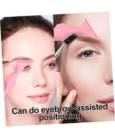 Beavorty 2pcs Lower Stencil Pencil Mold Use Eye Pink Comb Eyeshadow Applicator Multi-purpose Brush Multi-function Shield Reusable Liner in Kit Card Tools Practical Eyes Multifunctional - Buy Online on GoSupps.com