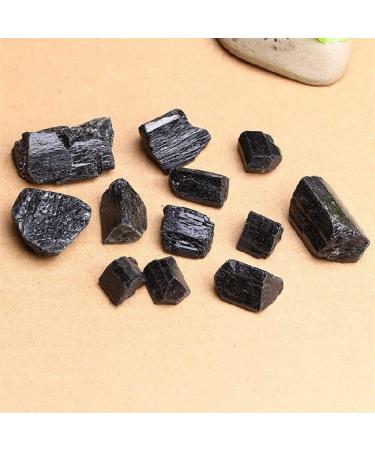 Crystal 100g Stone Natural Black Tourmaline Crystal Rough Stone Crystal Specimen - Buy Online on GoSupps.com