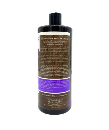Dr. Woods Raw African Black Liquid Soap with Organic Shea Butter - 32 oz (Pack of 3) - Hydrating, Natural Cleanser - Buy Online on GoSupps.com