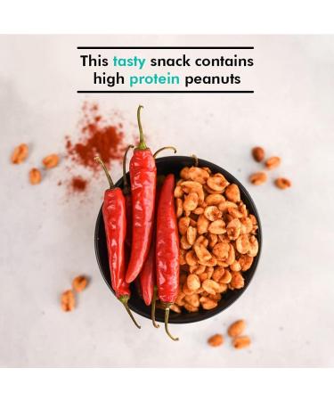 Roasty Tasty Flavoured Peanuts - Peri Peri | Combo Pack Offer: Pack of 2-300gm (150gm Each) - Buy Online on GoSupps.com