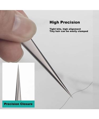 ZIZZON Pointed Tweezers Precision - Ingrown Hair & Blackhead Remover for Women and Men - Buy Online on GoSupps.com