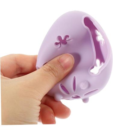 Cabilock Sponge Makeup Puff Storage Organizer Silicone Makeup Puff Holder Powder Puff Container Powder Puff Holder Cosmetic Puff Holder Outdoor Travel Makeup Box Purple Silica Gel 7.8X5.3X5.3CM Purple - Buy Online on GoSupps.com