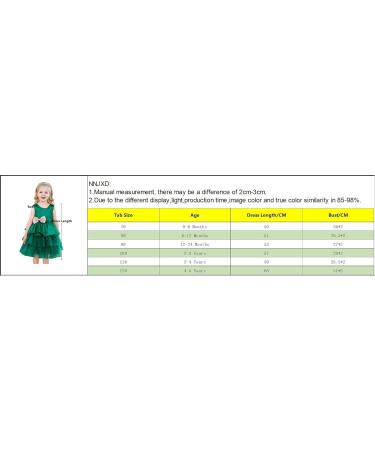 NNJXD Baby Girls Flower Princess Birthday Party Dress 730 Red-a | Size 0-6 Months - Buy Online on GoSupps.com