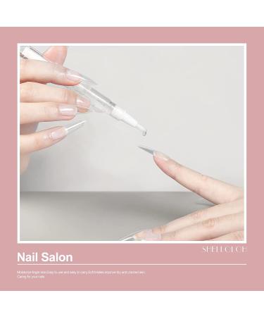 Shelloloh Cuticle Oil Set - Nourishing Dry Cuticles, 5 Flavor Revitalizer Pen with Soft Brush - 10pc Nail Care Kit - Buy Online on GoSupps.com
