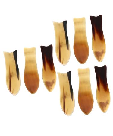 Minkissy 9 pieces horn gua shaben massage tool body cockroach platte face scraper cockroach plates skin massage bian tools for face massage board spa massage board neck chinese