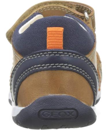 Geox Baby Boys' B Sandal Tapuz C First Steps - Caramel Navy | Size 3 UK Child - Buy Online on GoSupps.com