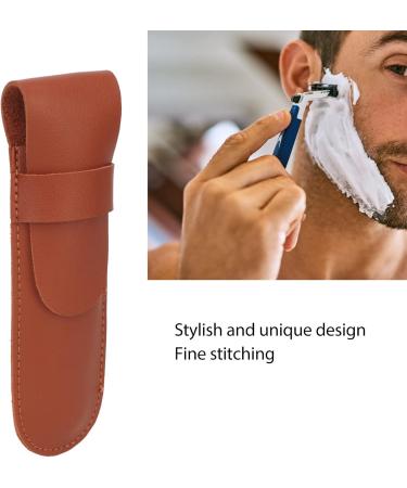 PU Razor Protective Case | Vintage Manual Shaver Cover | Portable Travel Storage Bag - Buy Online on GoSupps.com