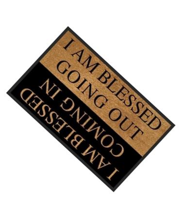 Outdoor Door Mat | Outdoor Floor Mat | Non-Slip with Welcome Message for Porch Kitchen Indoor Garden Apartment Garage