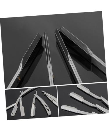 Shop Homsfou 6-Pc Vintage Razor Holder Set - Stainless Steel Mini Shaving Stands for Men - Old-Fashioned Design - Buy Online on GoSupps.com