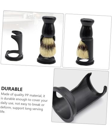 Minkissy 4-Piece Razor Stand Holder Set Durable Shaving Brush & Safety Razor Holder for Men | Ideal Beard Brush Storage & Cosmetic Organizer - Buy Online on GoSupps.com