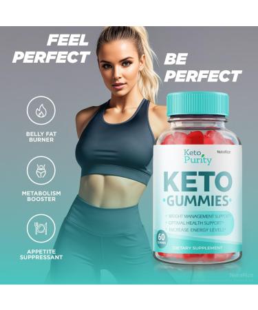 Keto Purity Gummies - 3 Pack Advanced Weight Loss Supplement Maximum Strength ACV Gummies 180 Gummies for Keto Diet - Best Reviews - Buy Online on GoSupps.com