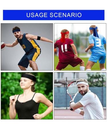 Buy Eihi 4-Piece Headband Welding Strap - Sports Tie for Men & Women Ideal for Running Workout Tennis Karate & Athletics - Buy Online on GoSupps.com