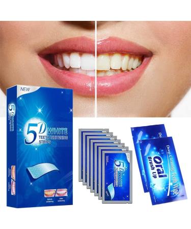 Effective Tooth Whitening Strips - 16 Pieces | White Stripes Teeth Bleaching & Whitening Strips - Buy Online on GoSupps.com