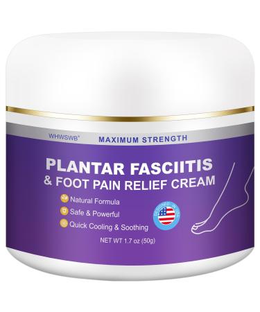 Plantar Fasciitis Relief Cream Heel Relief Cream for Heel Pain Plantar Fasciitis Heel Spurs - Natural Herbal Formula 1.7 OZ
