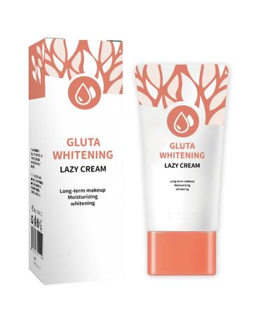 Lazy Brightening Face Cream - Moisturiser Face Women - Make Up Primer for Women - face moisturisers - Skin Lightening Cream - Foundation Full Coverage & Moisturizing
