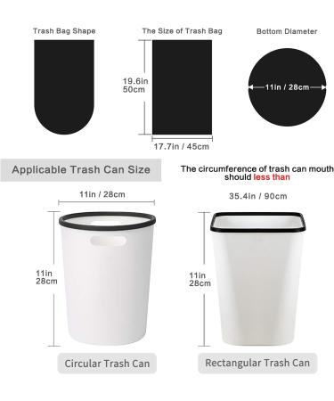 Fyy Garbage Bags - 150 Black Waste Bags (3 Rolls) | 4 Gallon for Kitchen Bathroom Office & More | Durable & Convenient - Buy Online on GoSupps.com