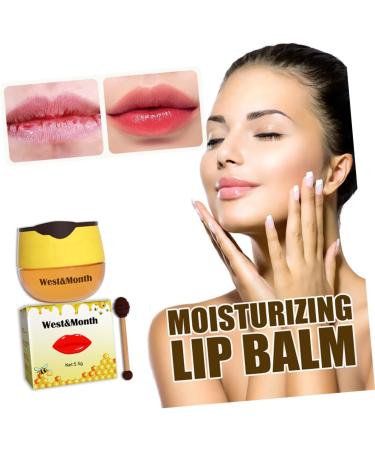 Beavorty Moisturizing Lip Mask Honey Lip Balm Lip Moisturizing Mask Sleeping Lip Mask Overnight Lip Mask Night Mask Lip Care Pads Mask for Women Lip Care Mask Month Lips Miss - Buy Online on GoSupps.com