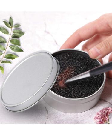 Set of 8 Brush Color Removal Sponge | Quick Makeup Brush Cleaner with 4 Replacement Sponges - Buy Online on GoSupps.com