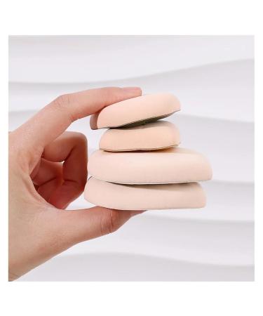 Soft Thick Makeup Puffs - Large Cotton Velvet Powder Puff Set (5pcs Yellow) for Liquid Foundation & Cosmetics - Ideal for Wet & Dry Use - Buy Online on GoSupps.com