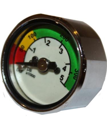 Trident Large Dial Hi-Pressure Pony Bottle Port Plug Scuba Diving Gauge | PSI Gauge - Buy Online on GoSupps.com