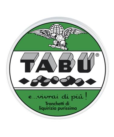 Tabu candies Tabu candies 32 pieces of 8 g with licorice flavor
