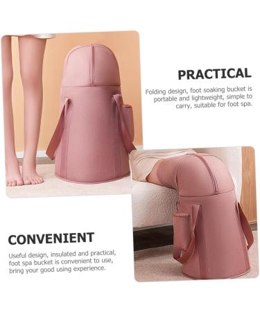FRCOLOR Folding Foot Bath Bucket Feet Bath Bag Foot Bath Spa Tub Feet Soaking Tub Pedicure Barrel Collapsible Foot Basin Buckets Travel Foot Soaking Bucket Foot Bath Bag Pvc Insulation - Buy Online on GoSupps.com