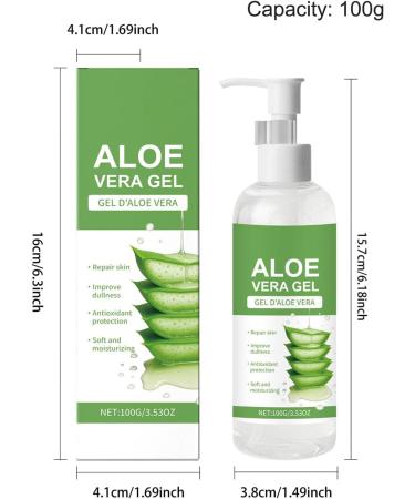  G n rique Reusable Moisturizing Gel 100g Compact Natural Sun Repair Gel 6.18x1.49 Inches Adorable Non-Sticky Nourishing Face Moisturizer Pure for Daily Body and Nighttime Use - Buy Online on GoSupps.com