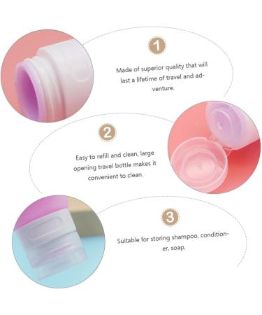 minkissy 2 Sets Travel Bottle Shampoo Travel Container Travel Containers Travel Lotion Container Toiletry Bottle Travel Toiletries Refillable Container Oil Pump Bottle Head: Plastic Liquid - Buy Online on GoSupps.com