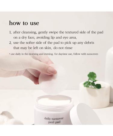 Nooni Daily Turnover Peel Pads - 80 Count | Glycolic Acid Exfoliating Toner with AHA and Centella Asiatica - Buy Online on GoSupps.com