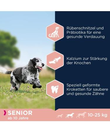 Eukanuba Premium Dry Dog Food with Fresh Chicken for Medium Breeds Senior Formula 15 kg | Ideal for International Shipping - Buy Online on GoSupps.com
