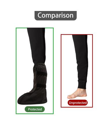 Waterproof Walking Boot Cover for Cast & Fracture - Tall Medical Cast Protector for Men & Women | Outdoor Rain & Snow Recovery Accessory - Black (Medium - Buy Online on GoSupps.com