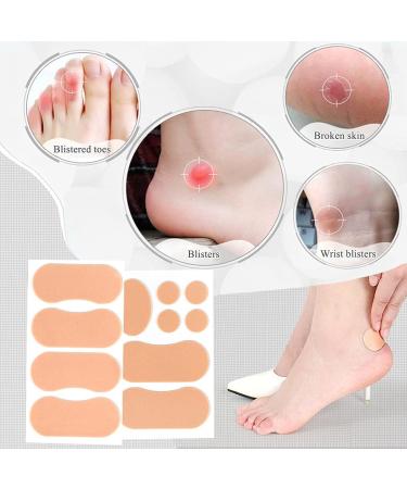 10 Sheets Waterproof Adhesive Moleskin Tape for Feet - Blister Prevention Patches for Chafing - Buy Online on GoSupps.com