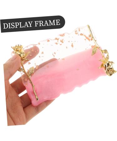  CALLARON CALLARON Nail Art Palette Non-Slip Color Mixing Plate for Nail Polish Vintage Design with Display Frame Durable Resin Material for Professional Personal Use - Buy Online on GoSupps.com