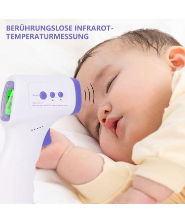 Gerui Contactless Allotment Thermometer - IR Non-Contact Digital Thermometer for Adults & Babies | Accurate Body & Outdoor Temperature Measurement - Buy Online on GoSupps.com
