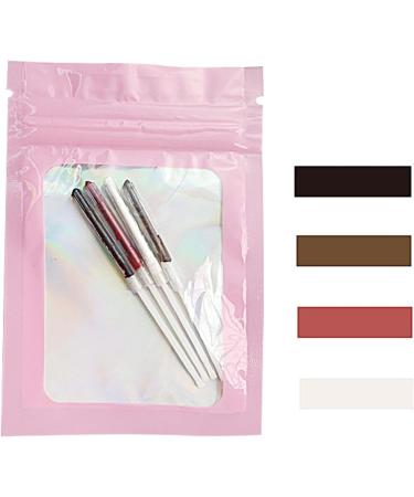Waterproof Eyeliner Pencil | Matte 4 In 1 Lip | 4 Colors Eyebrow Marker Rotating Long-Wear Sweatproof For Natural Daily Makeup Replacement Refill - Buy Online on GoSupps.com