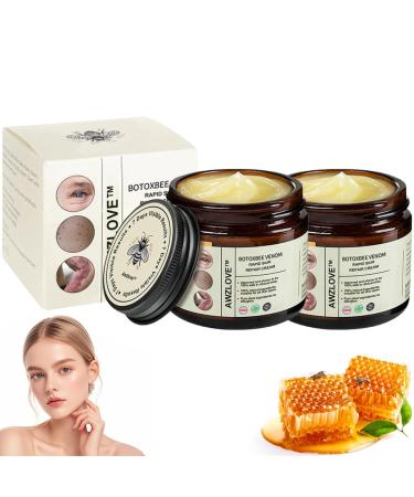 Bee Venom Cream Bee Venom Rapid Skin Repair Cream Bee Venom Skin Treatment cream Effective In Reducing skin Blemishes Gentle and Non-irritating for All Types (2PCS)