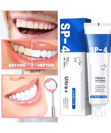 Buy SP-4 Probiotic Rapid Whitening Toothpaste | 2PCs Ultra Whitening & Stain Removal | Fresh Breath & Gum Care - Buy Online on GoSupps.com